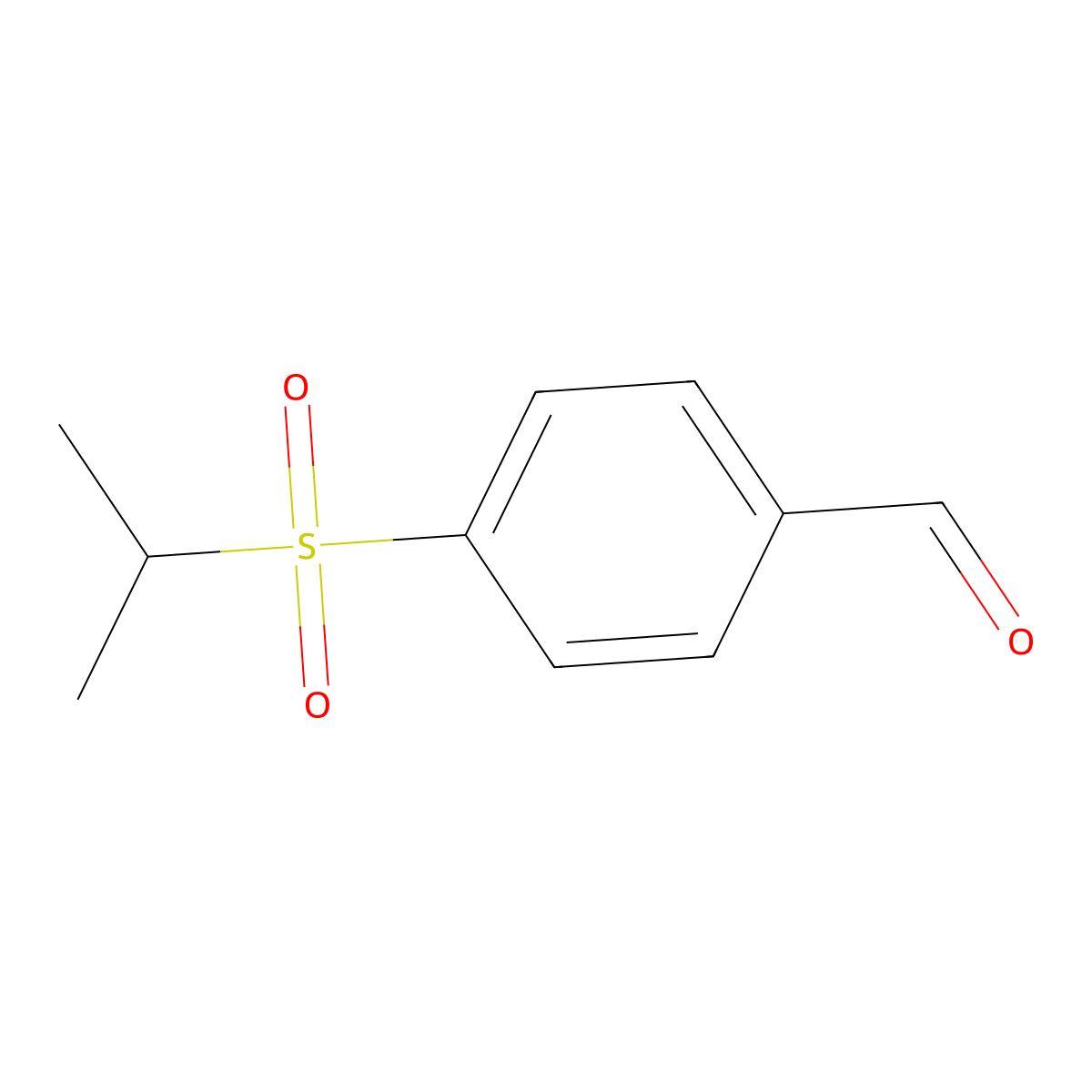 4-(Isopropylsulfonyl)benzaldehyde molecular structure, CAS 84264-90-4