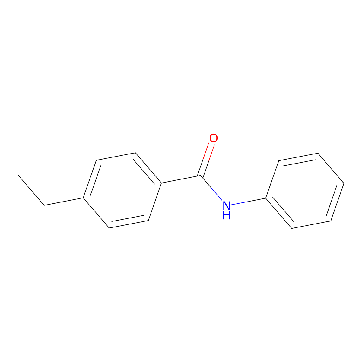 4-ethyl-N-phenylbenzamide molecular structure, CAS 84270-05-3