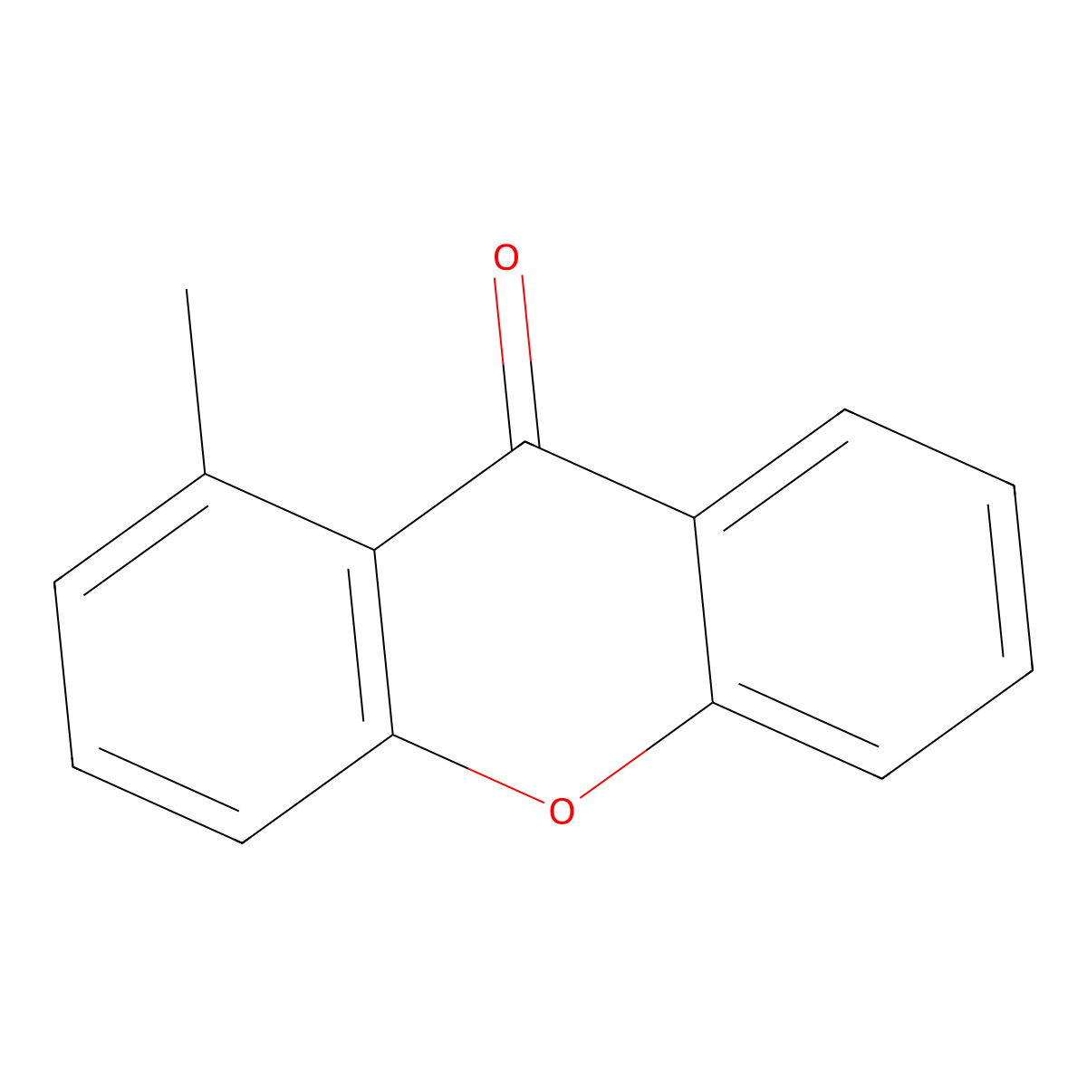 1-Methylxanthen-9-one molecular structure, CAS 84273-41-6