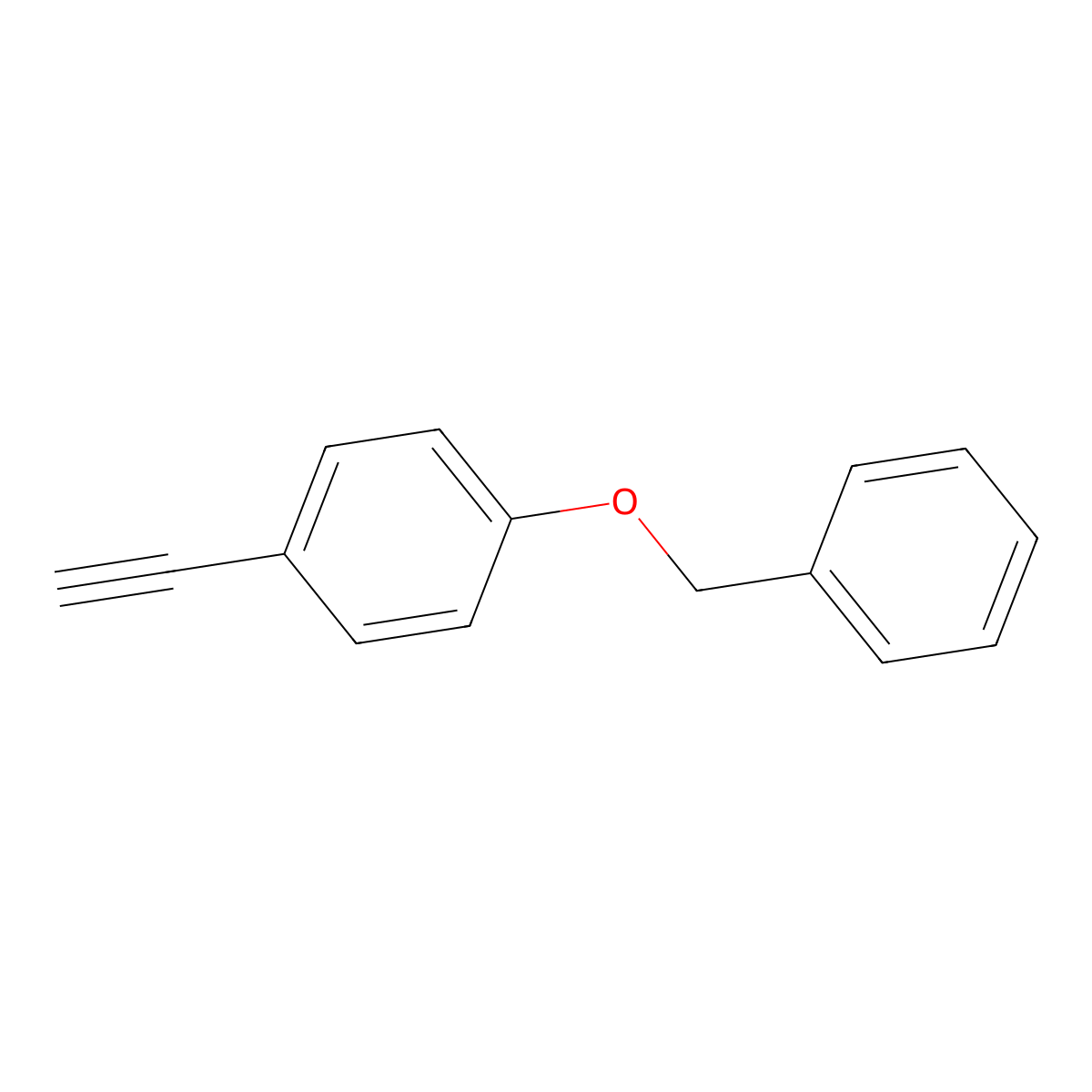 4'-Benzyloxyphenyl acetylene molecular structure, CAS 84284-70-8