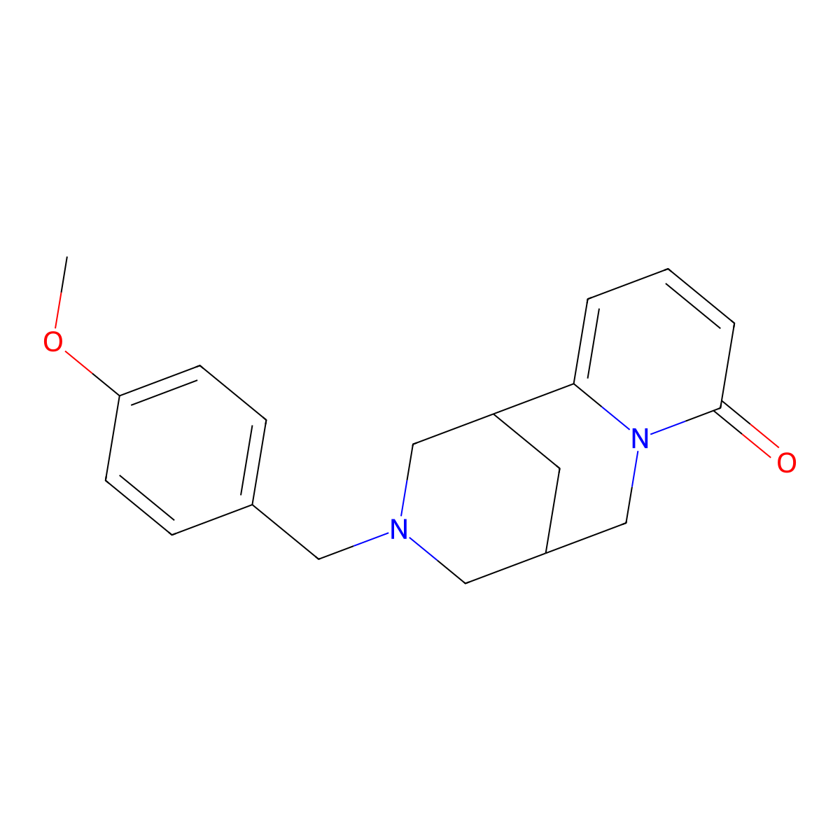 11-[(4-Methoxyphenyl)methyl]-7,11-diazatricyclo[7.3.1.0^{2,7}]trideca-2,4-dien-6-one molecular structure, CAS 842956-30-3
