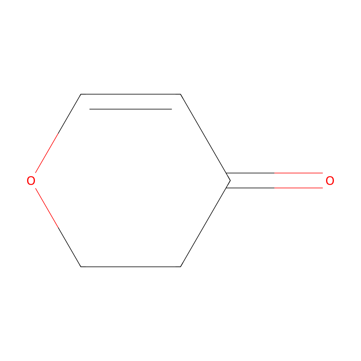 3,4-dihydro-2H-pyran-4-one molecular structure, CAS 84302-42-1