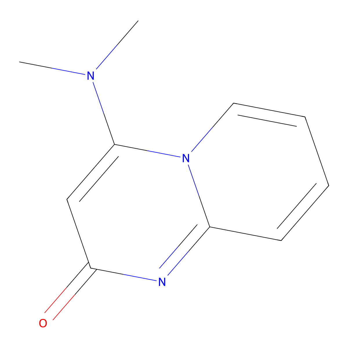 4-(dimethylamino)-2H-pyrido[1,2-a]pyrimidin-2-one molecular structure, CAS 84323-06-8