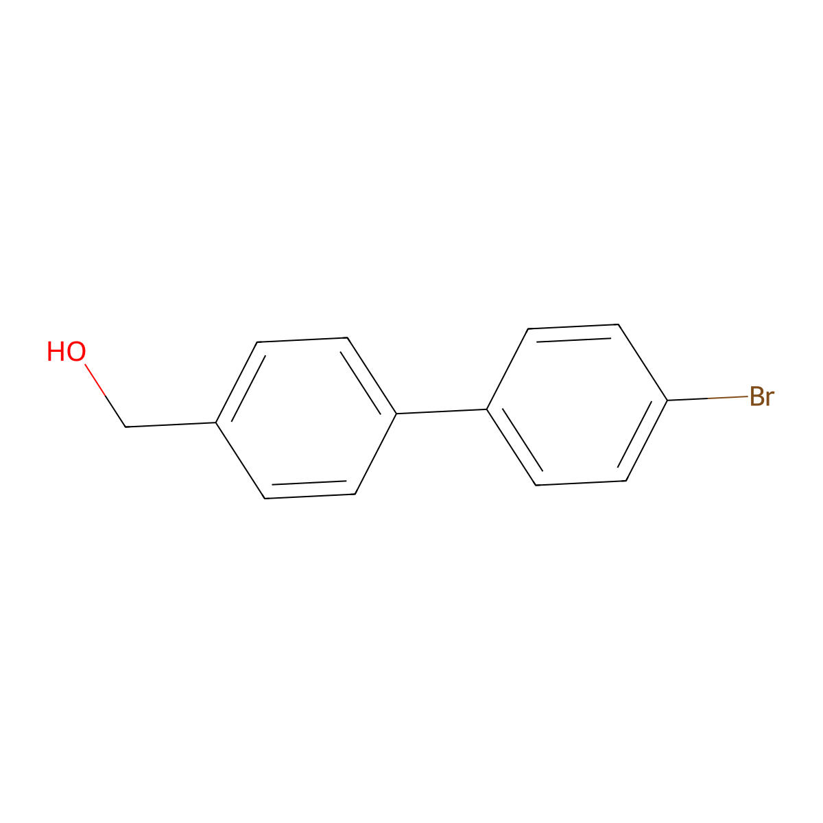 [4-(4-Bromophenyl)phenyl]methanol molecular structure, CAS 84337-86-0