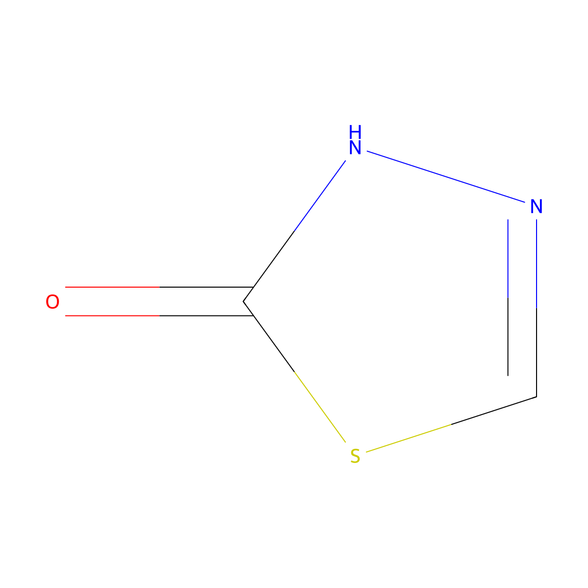 1,3,4-Thiadiazol-2-ol molecular structure, CAS 84352-66-9