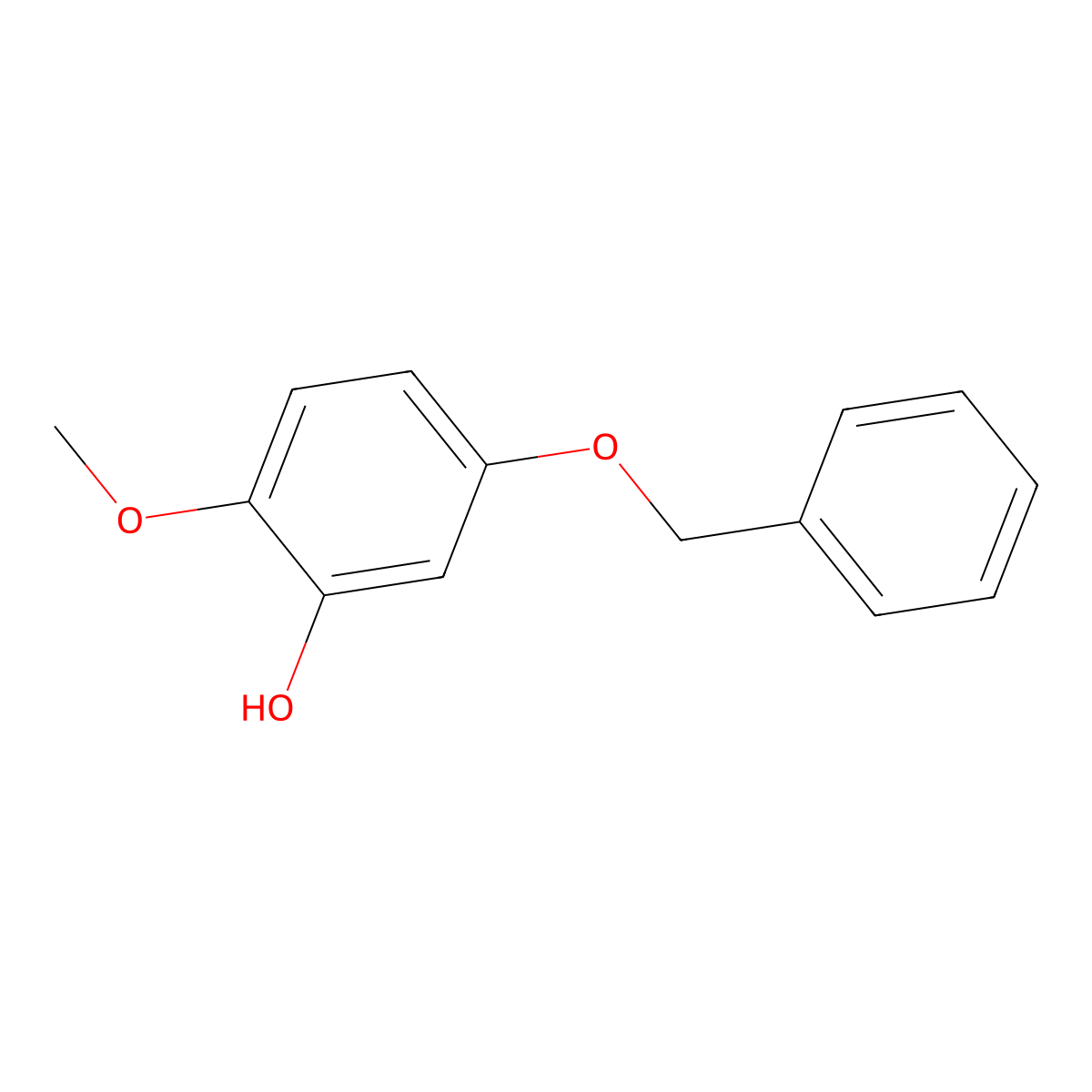 5-(Benzyloxy)-2-methoxyphenol molecular structure, CAS 84354-17-6