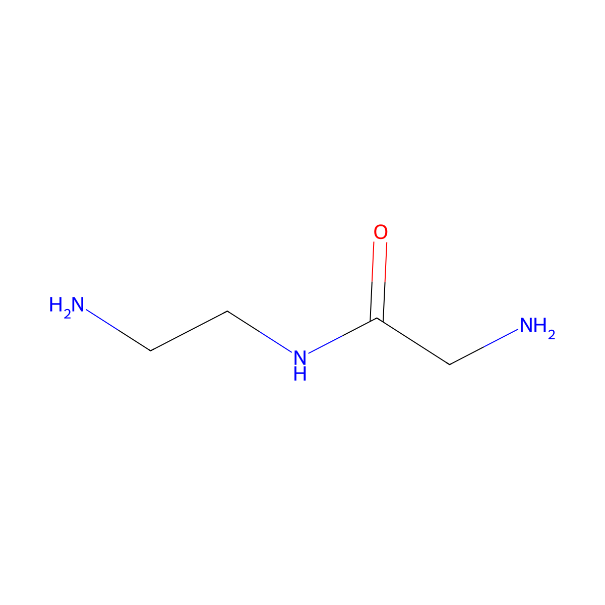 N-(2-Aminoethyl)glycinamide molecular structure, CAS 84354-31-4