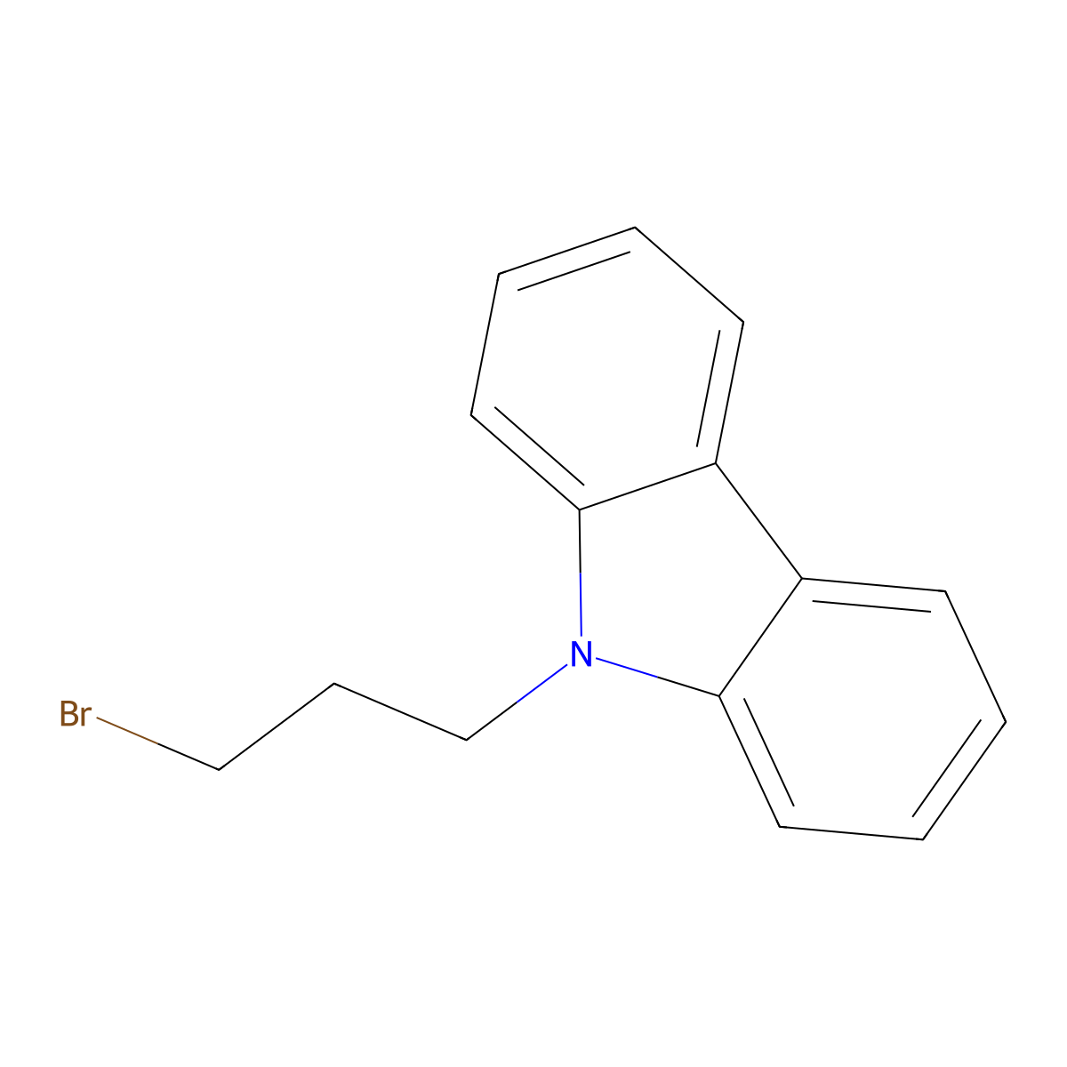 9-(3-Bromopropyl)carbazole molecular structure, CAS 84359-61-5