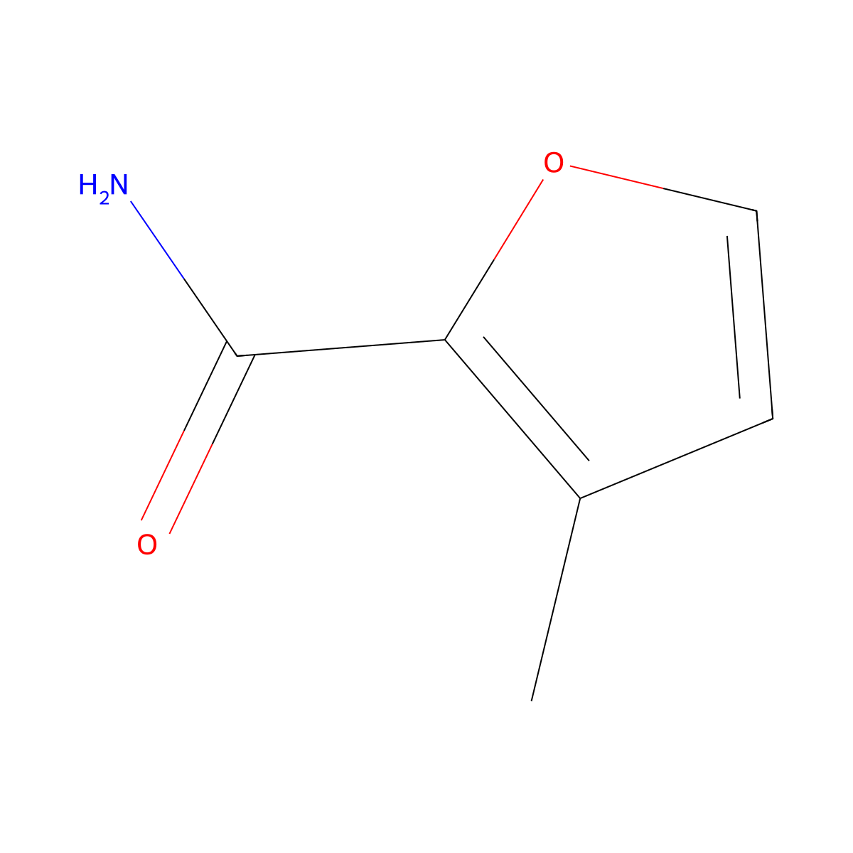 3-Methylfuran-2-carboxamide molecular structure, CAS 84374-70-9