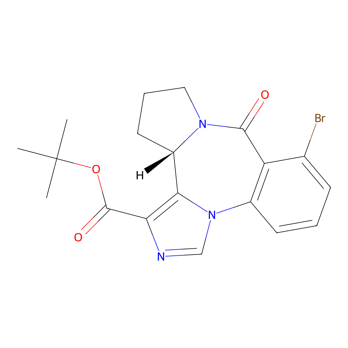 Bretazenil molecular structure, CAS 84379-13-5