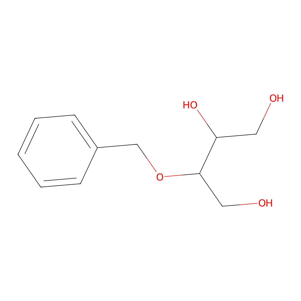 3-Phenylmethoxybutane-1,2,4-triol molecular structure, CAS 84379-51-1