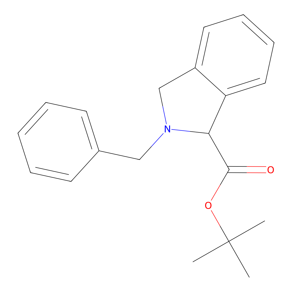 tert-Butyl 2-benzylisoindoline-1-carboxylate molecular structure, CAS 84385-22-8