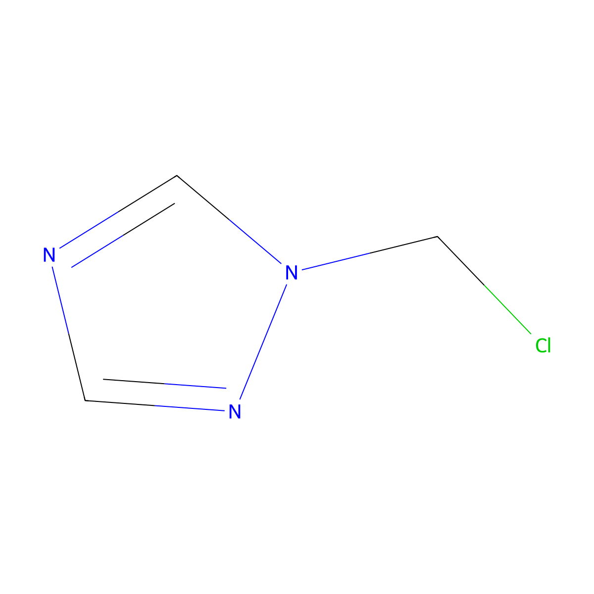 1-Chloromethyl-1H-1,2,4-triazole molecular structure, CAS 84387-62-2