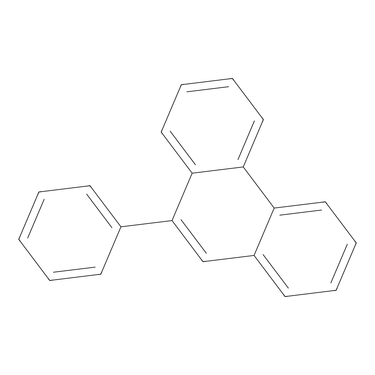 9-Phenylphenanthrene molecular structure, CAS 844-20-2