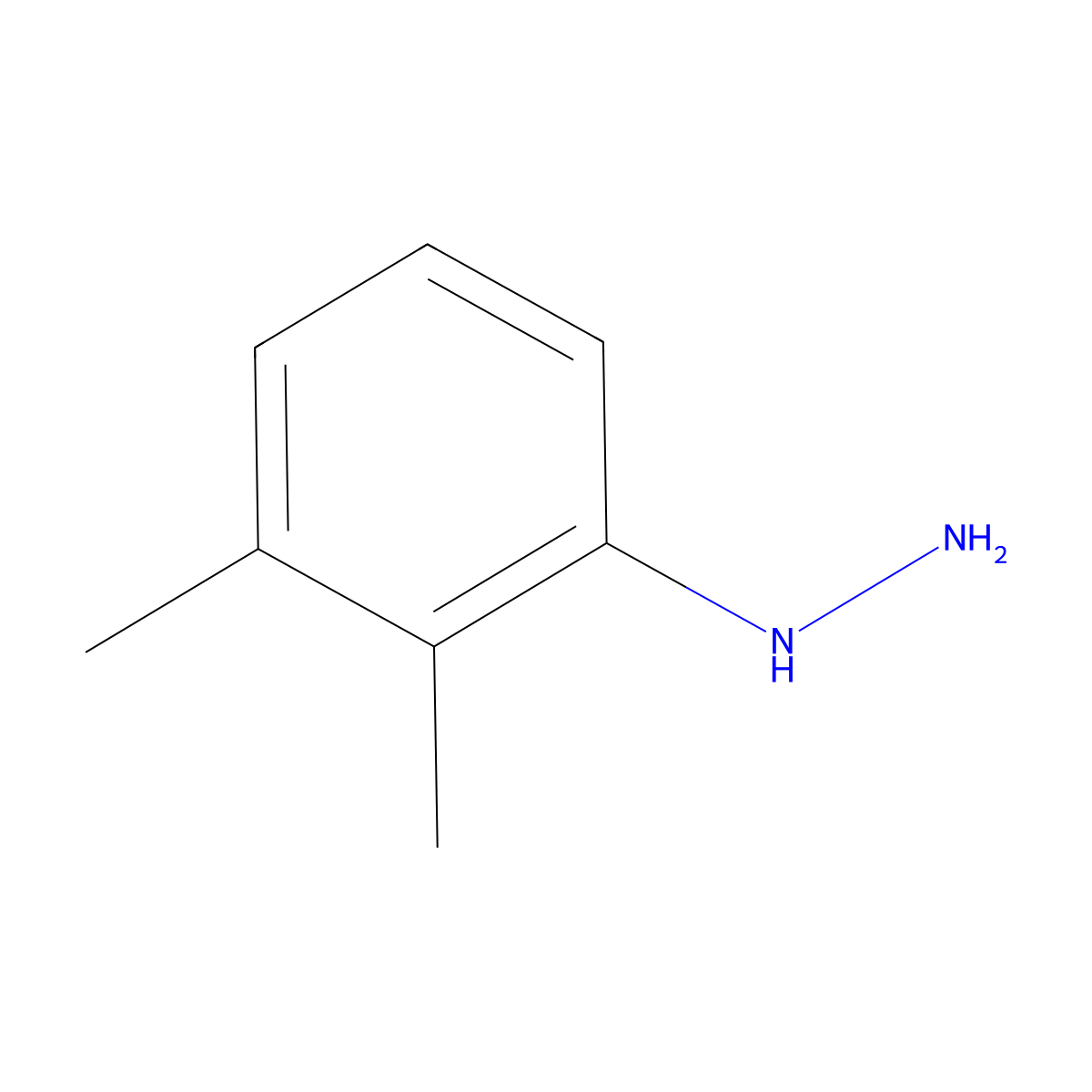 (2,3-Dimethylphenyl)hydrazine molecular structure, CAS 84401-19-4