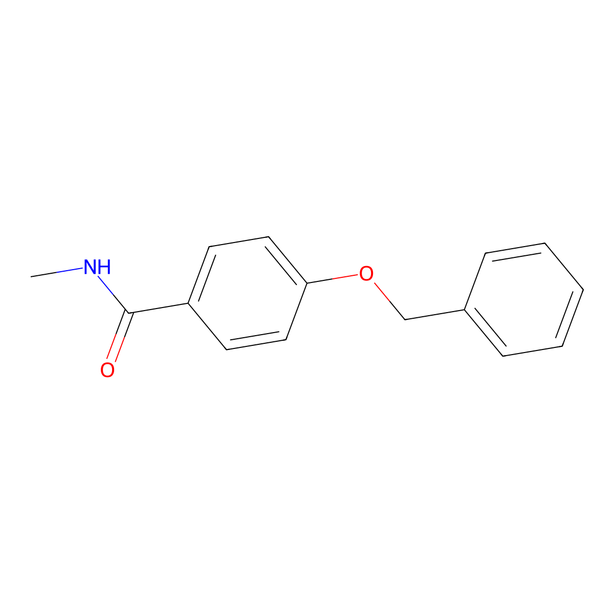 4-(benzyloxy)-N-methylbenzamide molecular structure, CAS 84403-51-0