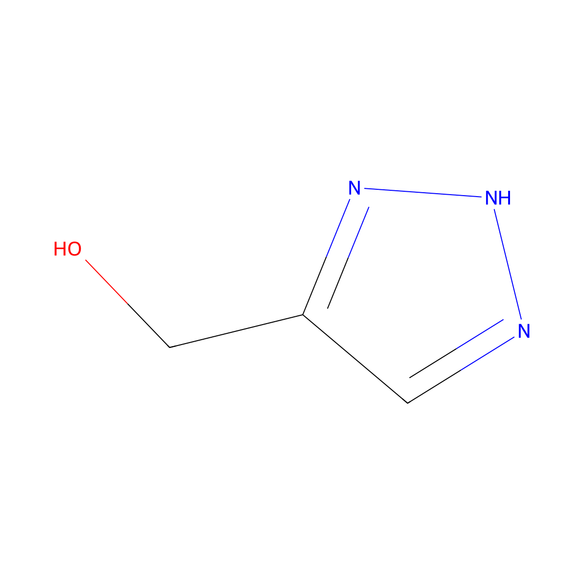 2h-1,2,3-Triazol-4-Ylmethanol molecular structure, CAS 84440-19-7