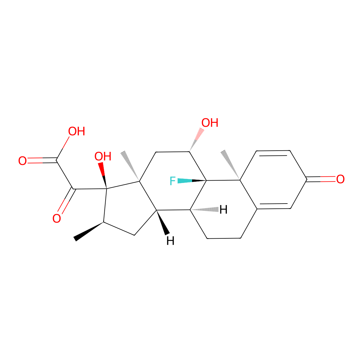 21-Carboxy Dexamethasone molecular structure, CAS 84449-15-0
