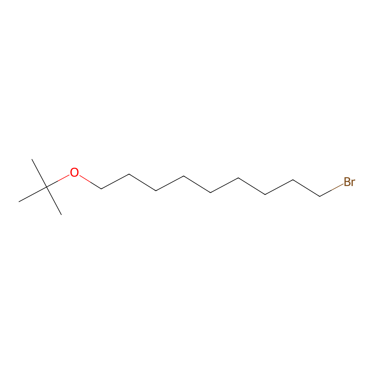 1-Bromo-9-(tert-butoxy)nonane molecular structure, CAS 844640-24-0
