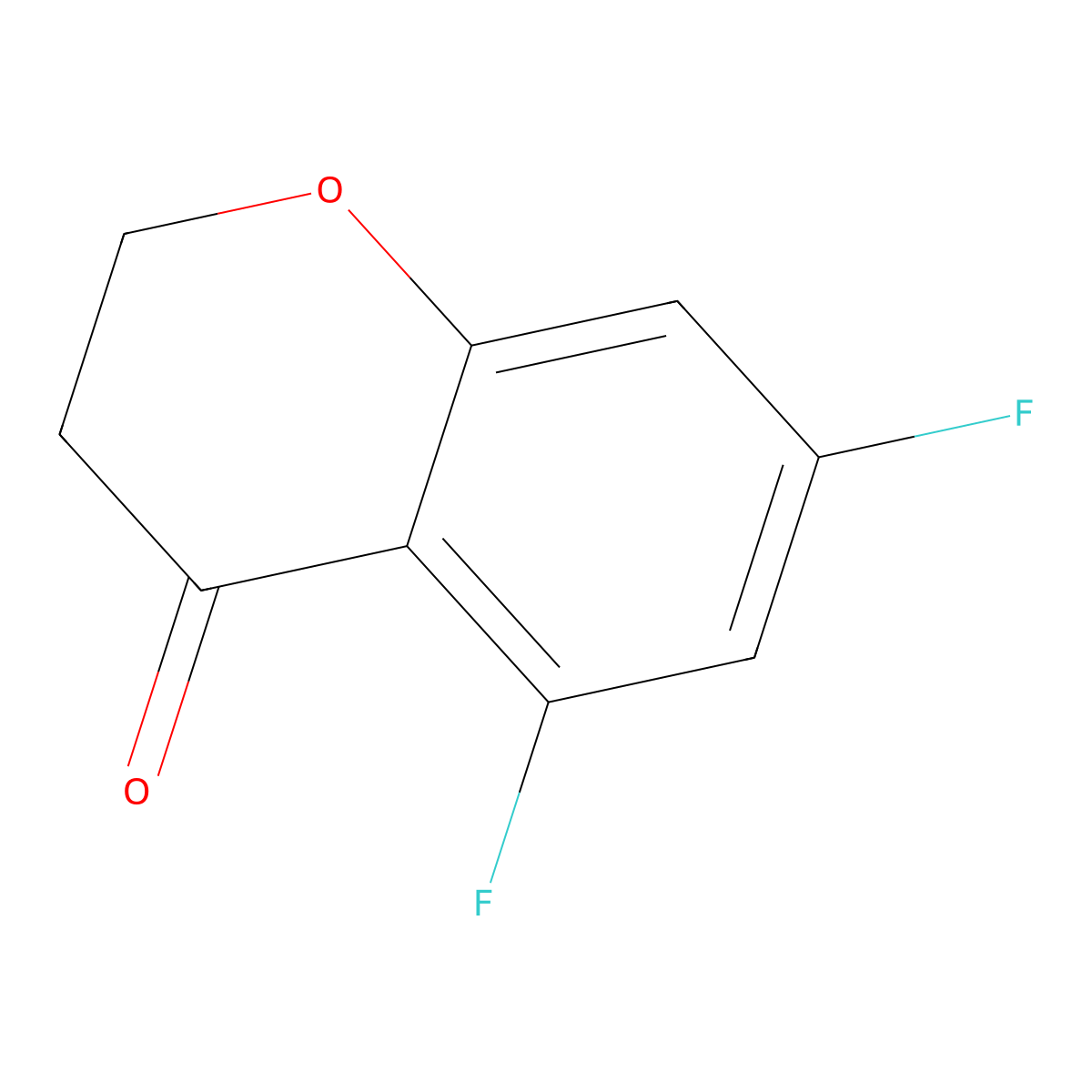 5,7-Difluorochroman-4-one molecular structure, CAS 844648-22-2