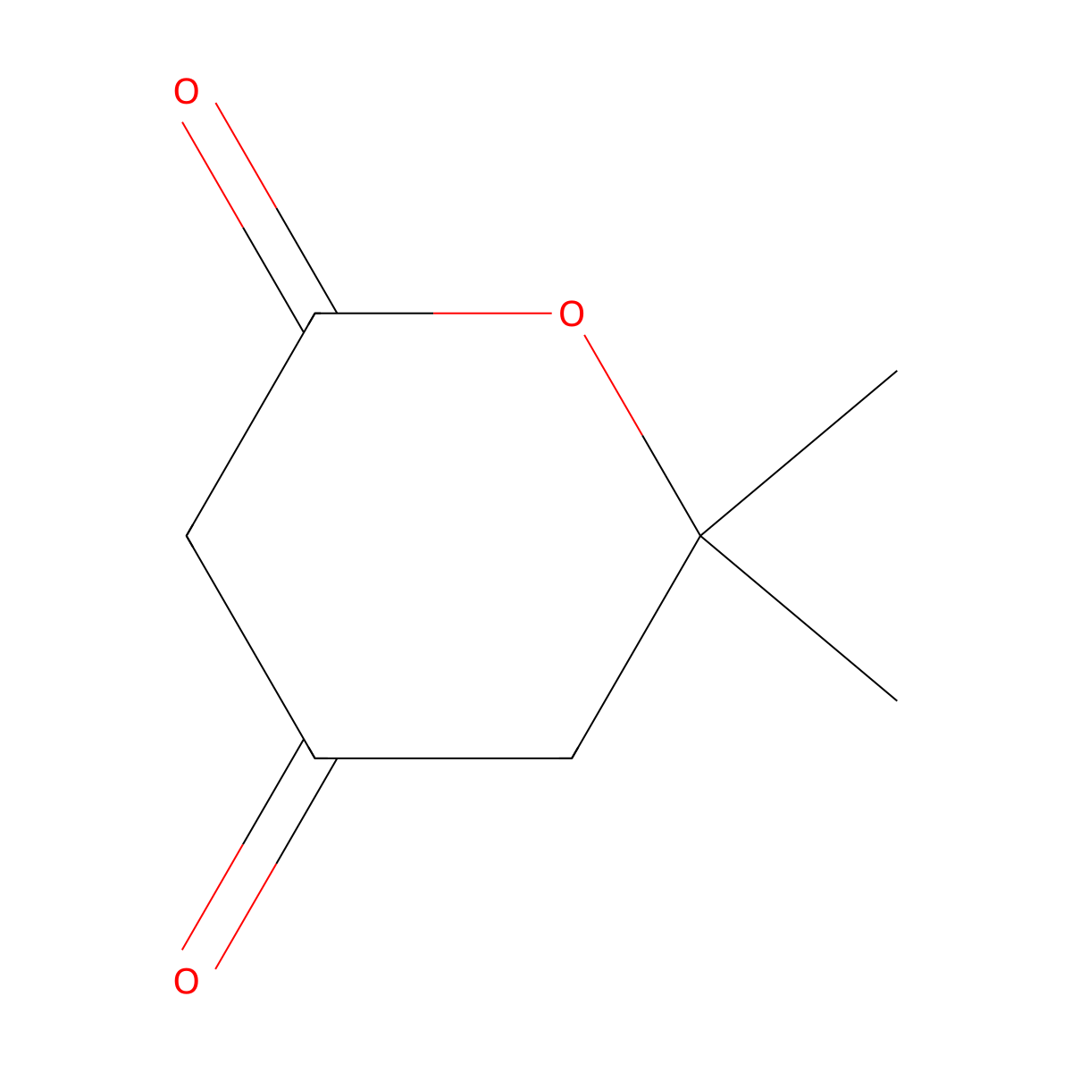 6,6-Dimethyl-dihydro-pyran-2,4-dione molecular structure, CAS 84465-82-7