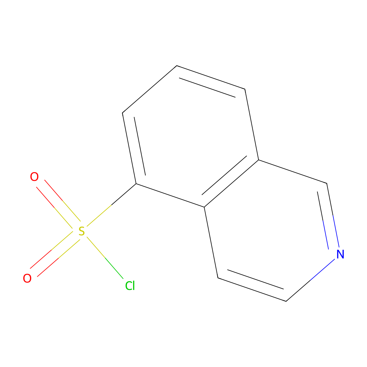 5-Isoquinolinesulfonyl chloride molecular structure, CAS 84468-15-5