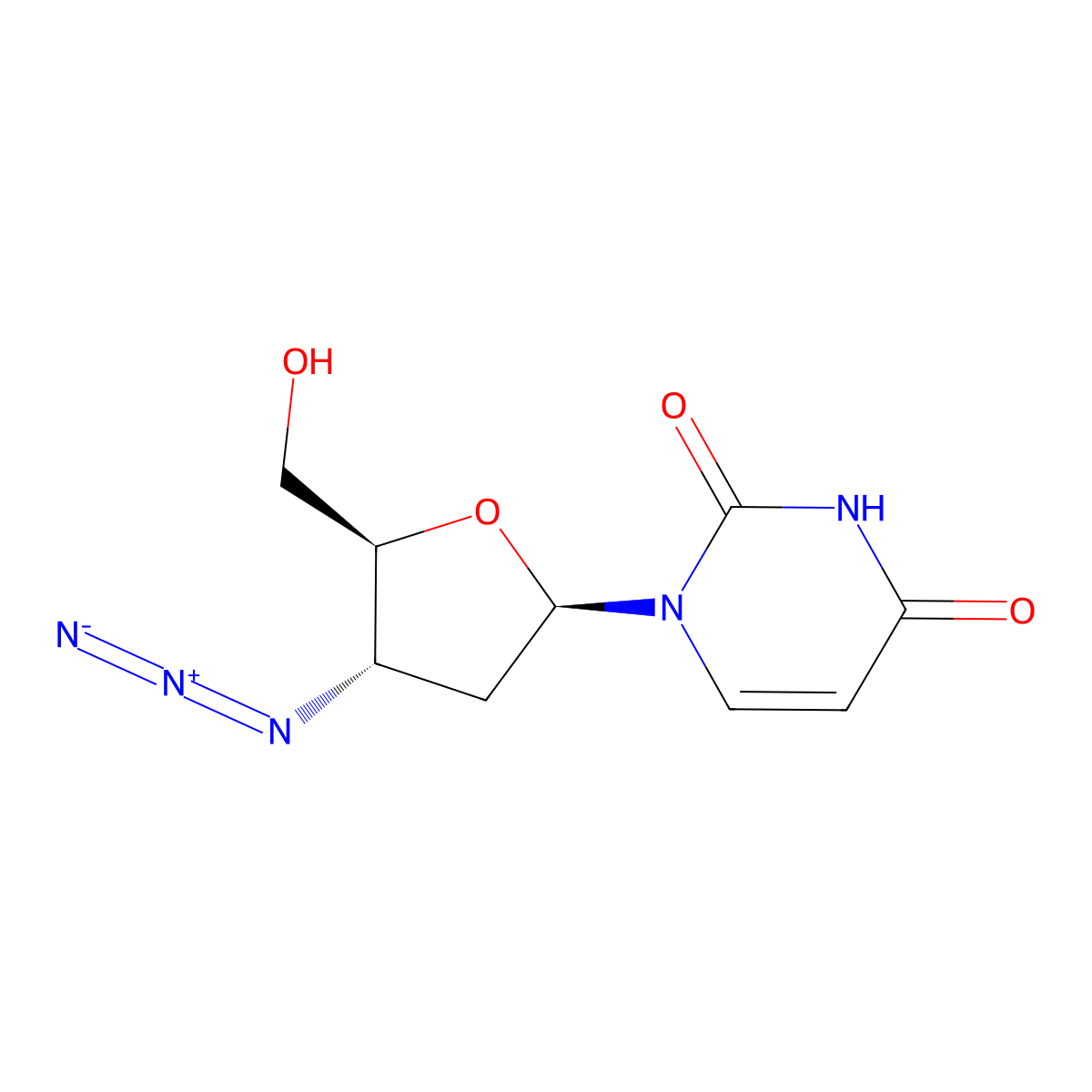 Navuridine molecular structure, CAS 84472-85-5