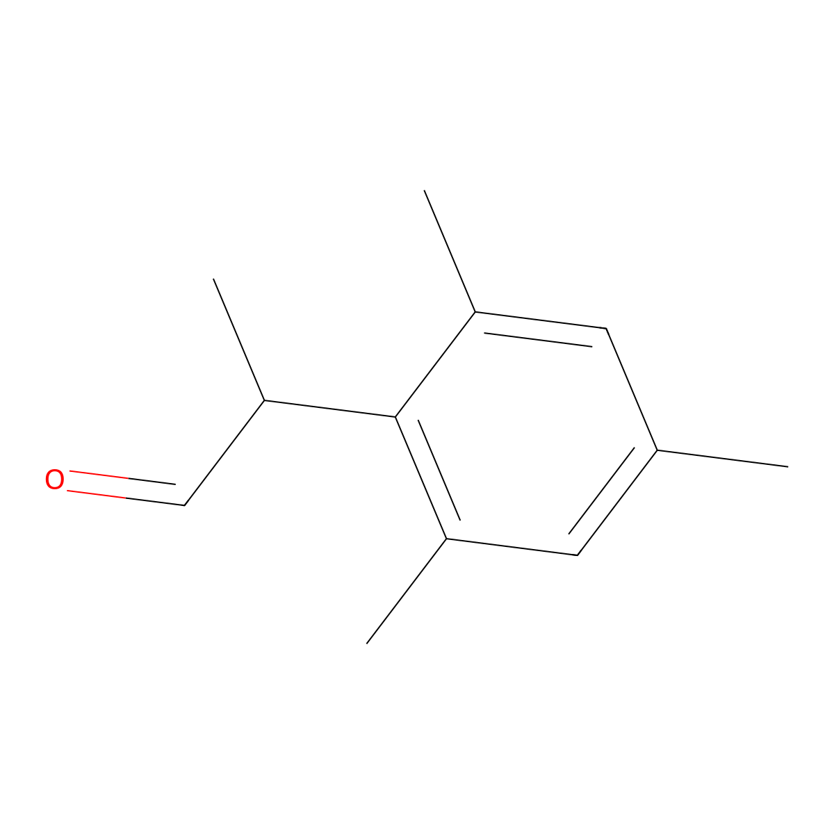 2-Mesitylpropanal molecular structure, CAS 84473-27-8