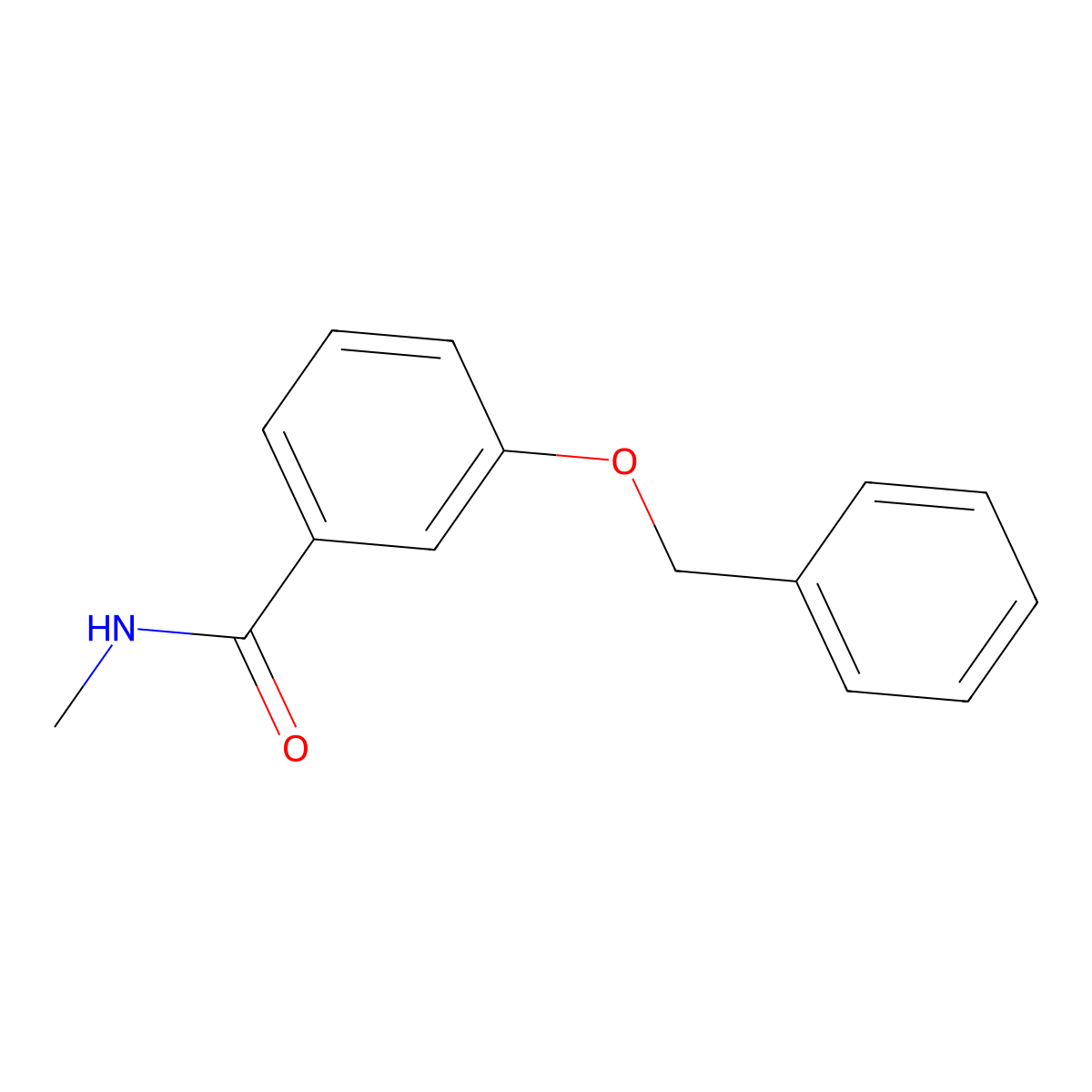 3-(benzyloxy)-N-methylbenzamide molecular structure, CAS 84475-45-6