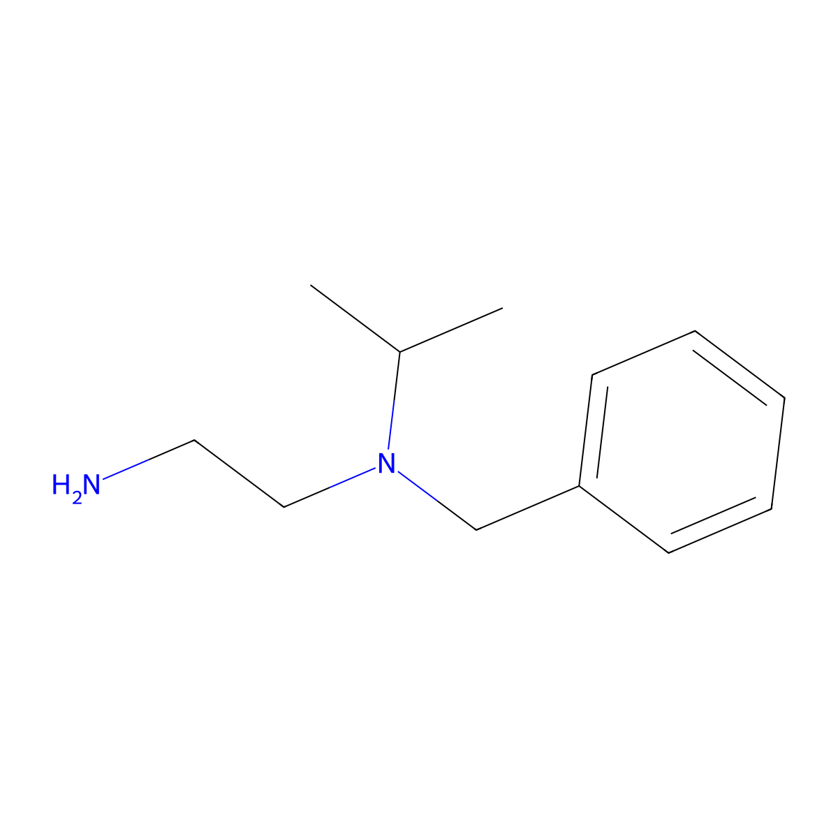 N-Benzyl-N-isopropylethane-1,2-diamine molecular structure, CAS 84478-09-1
