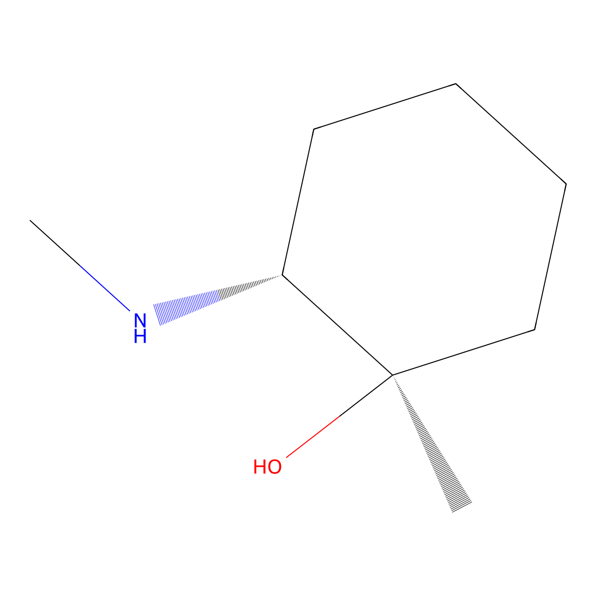 Rac-(1r,2r)-1-methyl-2-(methylamino)cyclohexan-1-ol molecular structure, CAS 844820-87-7