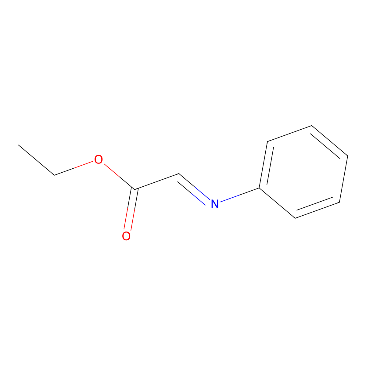Acetic acid, (phenylimino)-, ethyl ester molecular structure, CAS 84484-31-1
