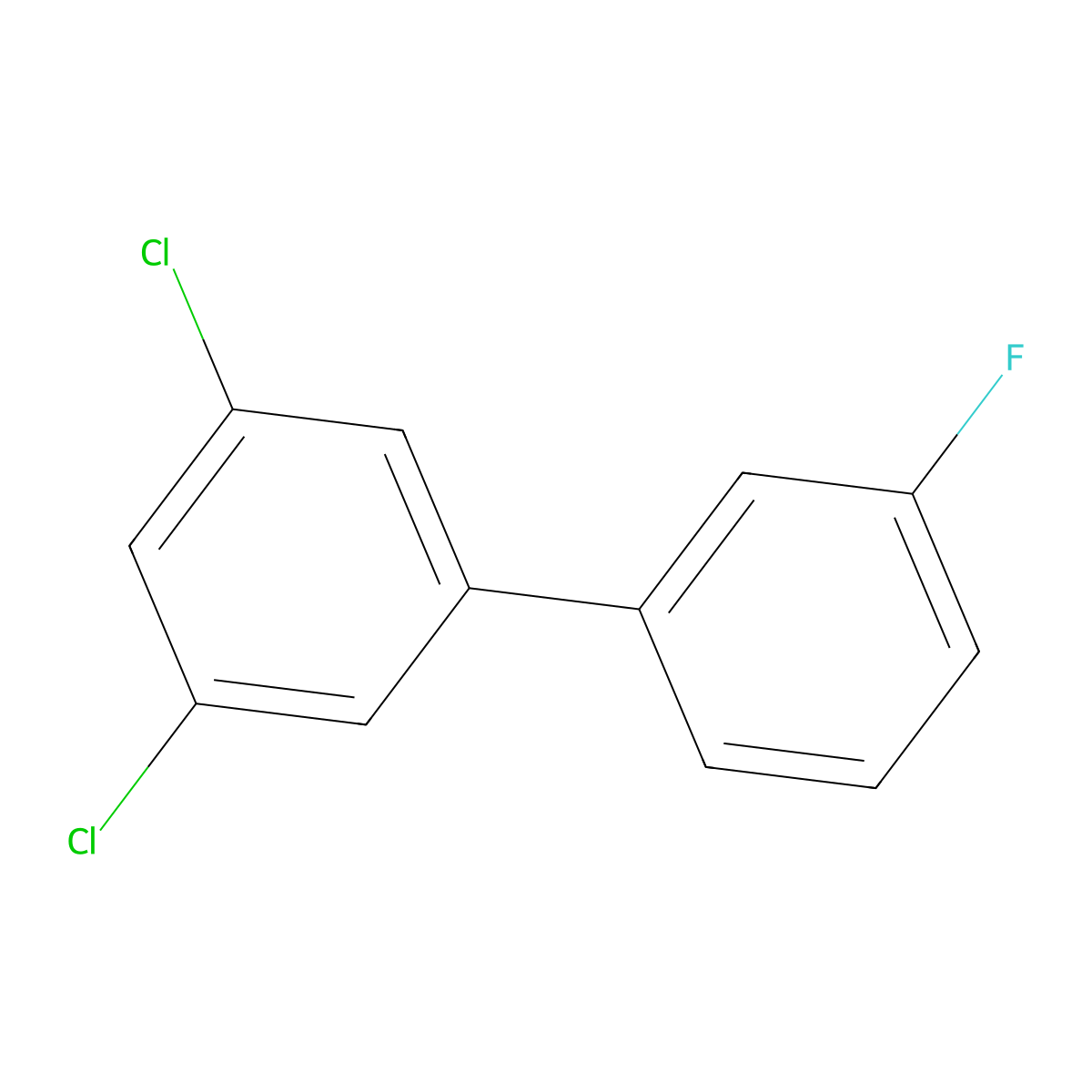 1,3-Dichloro-5-(3-fluorophenyl)benzene molecular structure, CAS 844856-38-8
