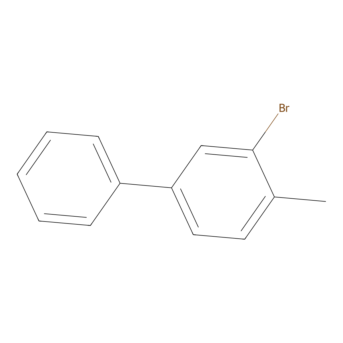 3-Bromo-4'-methylbiphenyl molecular structure, CAS 844856-52-6