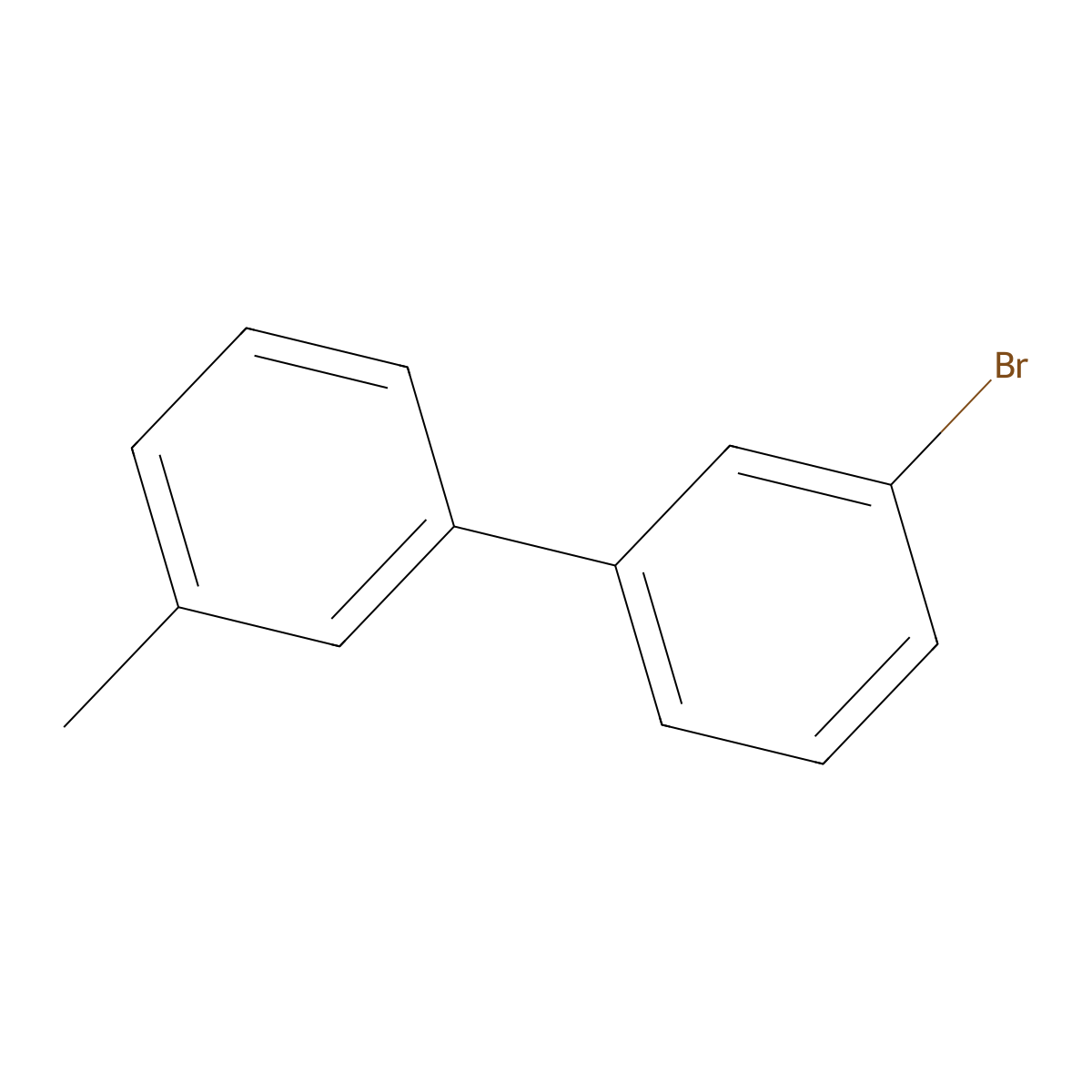 3-Bromo-3'-methylbiphenyl molecular structure, CAS 844856-54-8