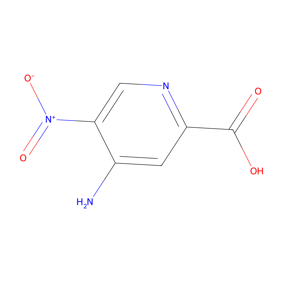 4-Amino-5-nitropicolinic acid molecular structure, CAS 84487-13-8
