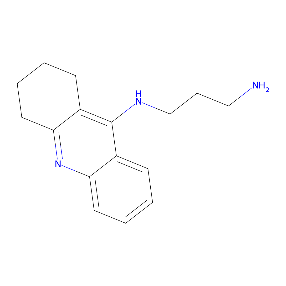 n1-(1,2,3,4-Tetrahydroacridin-9-yl)propane-1,3-diamine molecular structure, CAS 844874-03-9