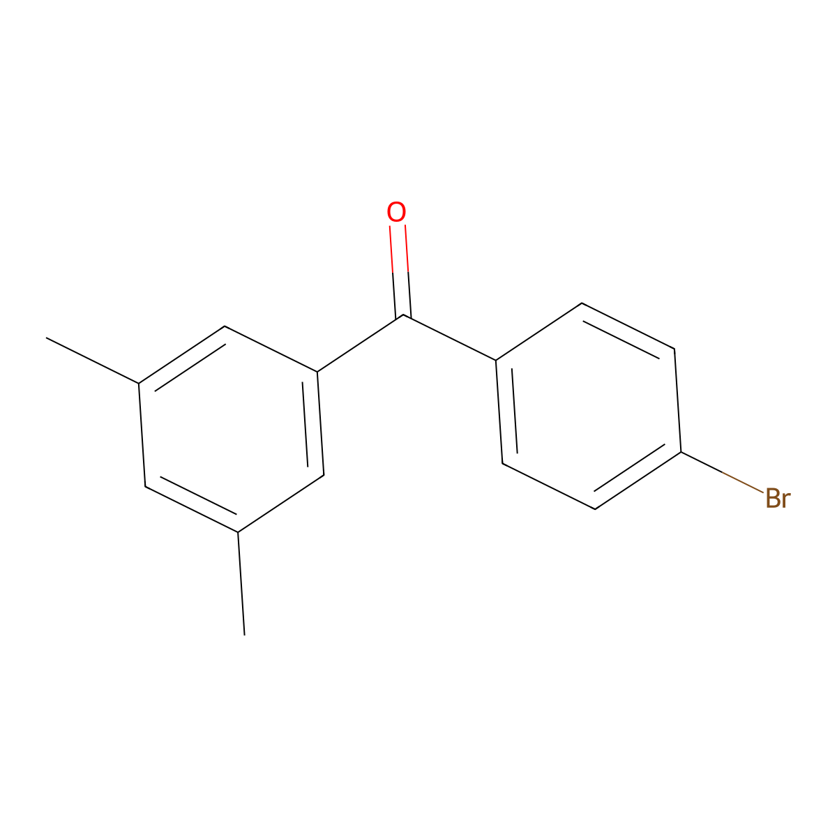 4-Bromo-3',5'-dimethylbenzophenone molecular structure, CAS 844879-16-9