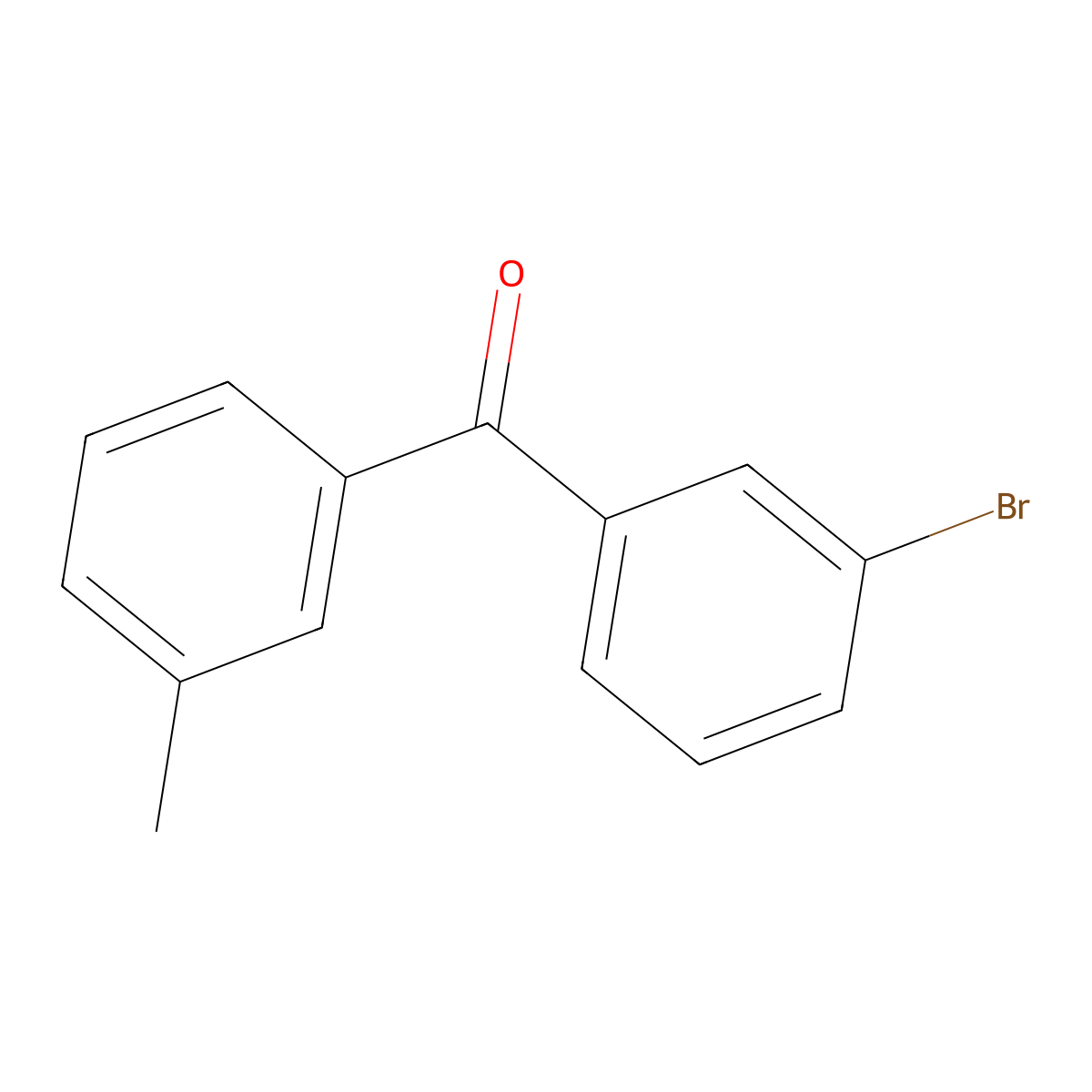3-Bromo-3'-methylbenzophenone molecular structure, CAS 844879-24-9