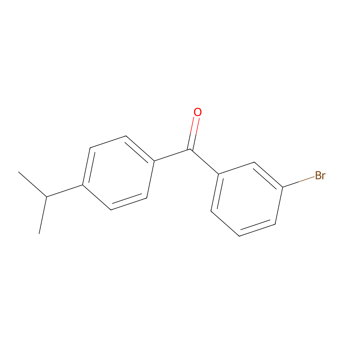 3-Bromo-4'-iso-propylbenzophenone molecular structure, CAS 844879-27-2