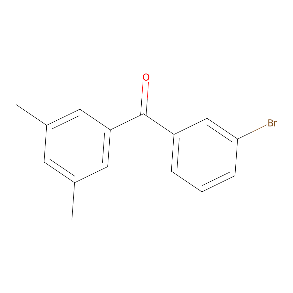 3-Bromo-3',5'-dimethylbenzophenone molecular structure, CAS 844879-51-2