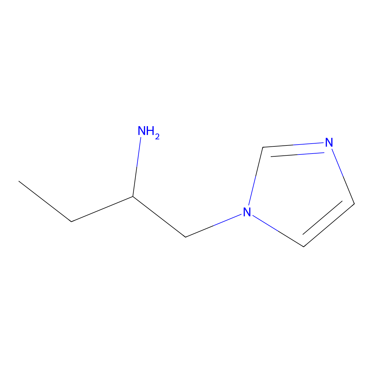 1-(1H-imidazol-1-yl)butan-2-amine molecular structure, CAS 844882-20-8