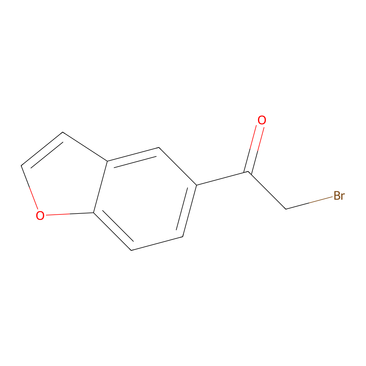 5-(Bromoacetyl)benzo[b]furan molecular structure, CAS 844891-02-7