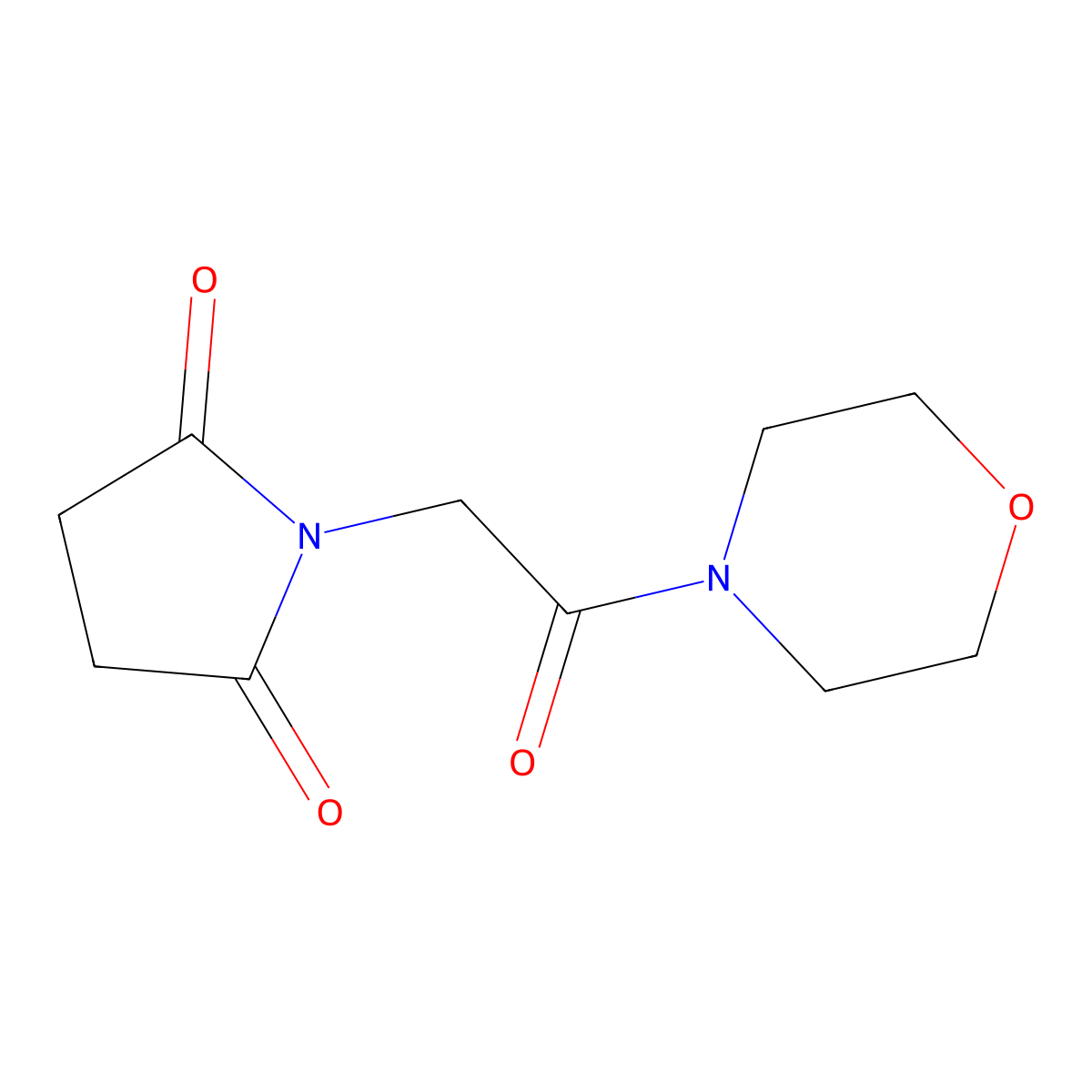 1-(2-Morpholino-2-oxoethyl)pyrrolidine-2,5-dione molecular structure, CAS 84490-37-9