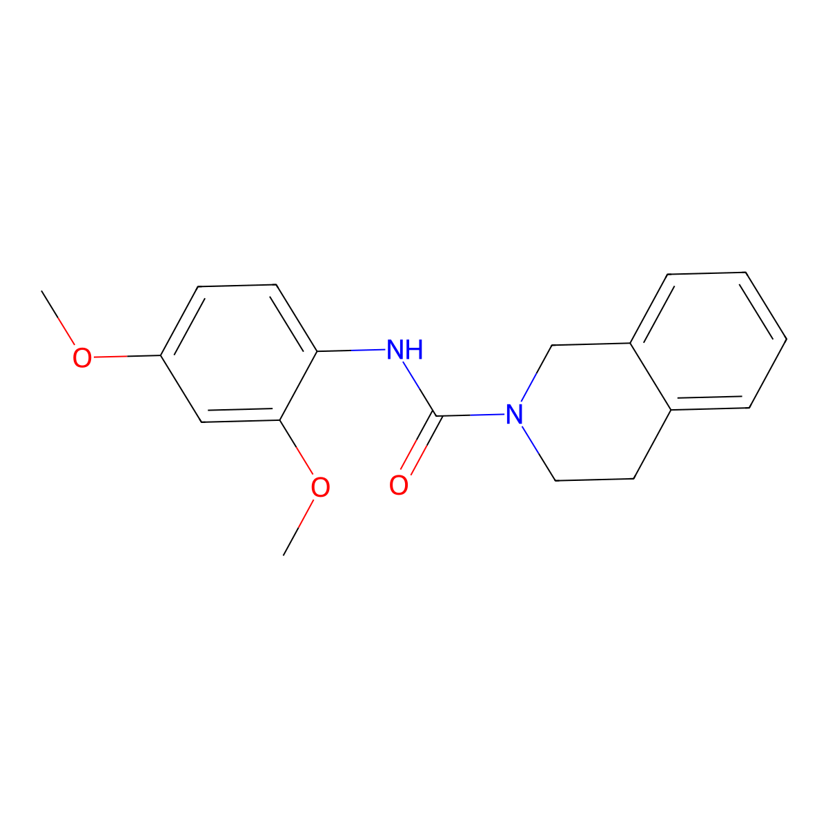 N-(2,4-Dimethoxyphenyl)-3,4-dihydro-2(1H)-isoquinolinecarboxamide molecular structure, CAS 844901-50-4