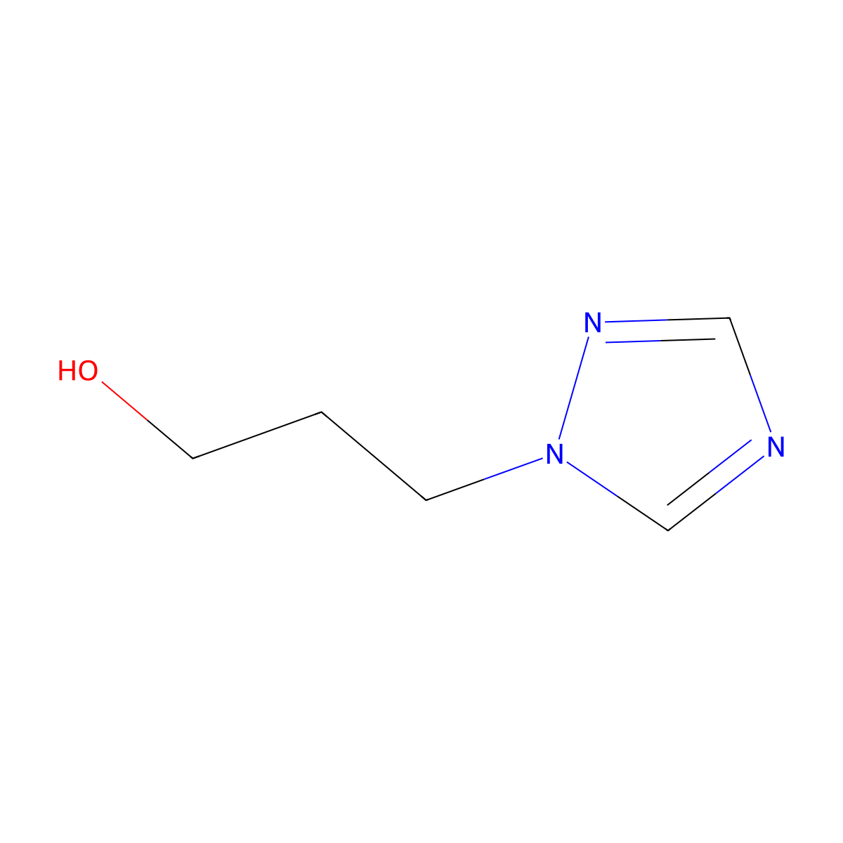 3-(1H-1,2,4-triazol-1-yl)propan-1-ol molecular structure, CAS 84497-70-1