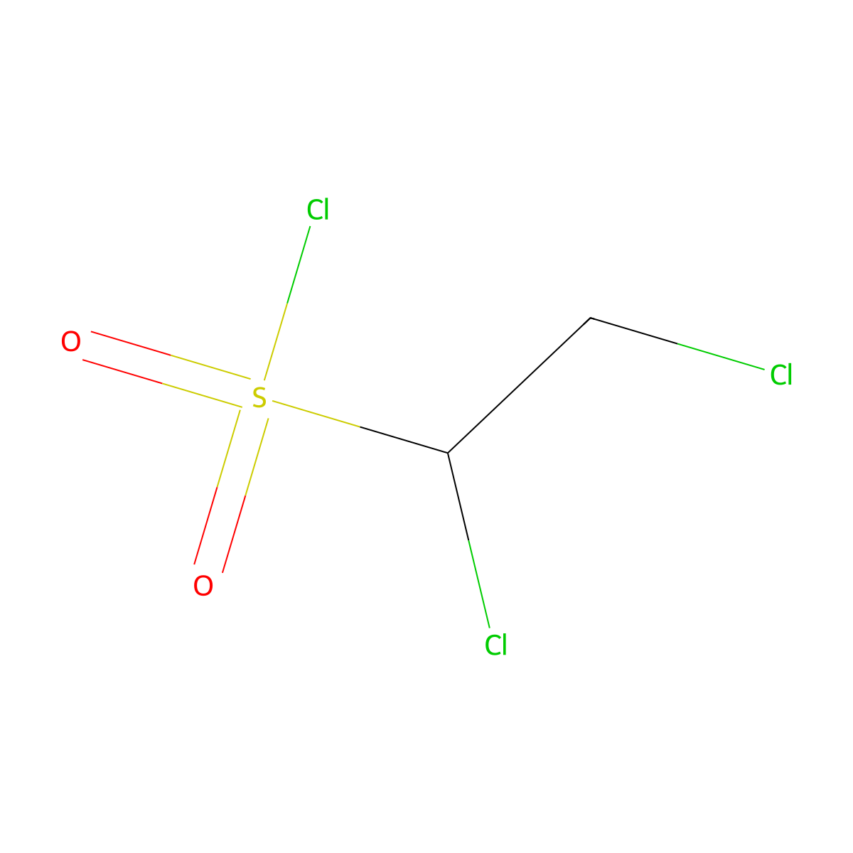 1,2-Dichloroethane-1-sulfonyl chloride molecular structure, CAS 84501-81-5
