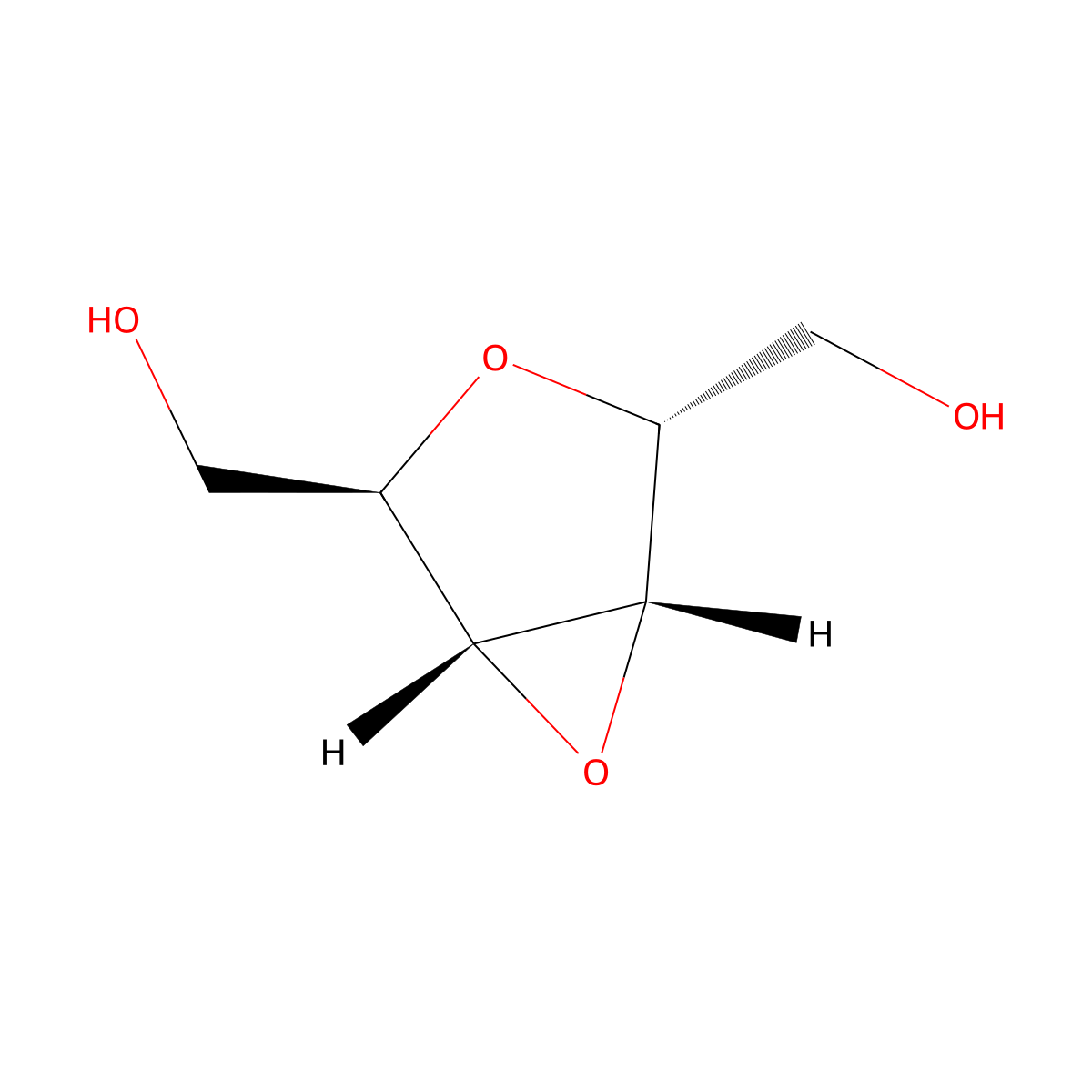 2,5-3,4-Dianhydroaltritol molecular structure, CAS 84518-62-7