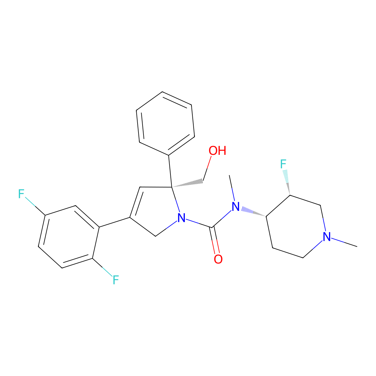MK-0731 molecular structure, CAS 845256-65-7