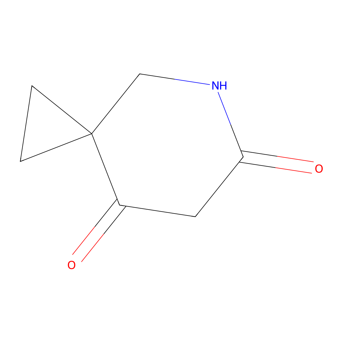 5-Azaspiro[2.5]octane-6,8-dione molecular structure, CAS 845267-72-3